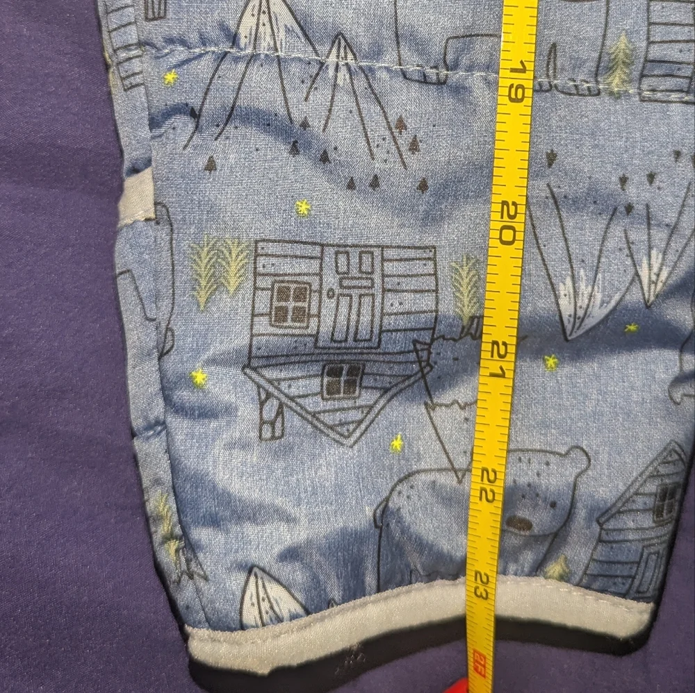 CARTER'S Printed Fleece Lined Hooded Snowsuit 6 M NWT